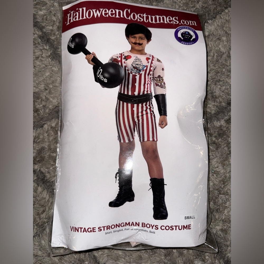 Vintage Strongman Boys Costume